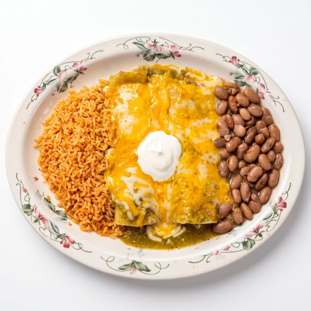 Enchiladas Verdes.
